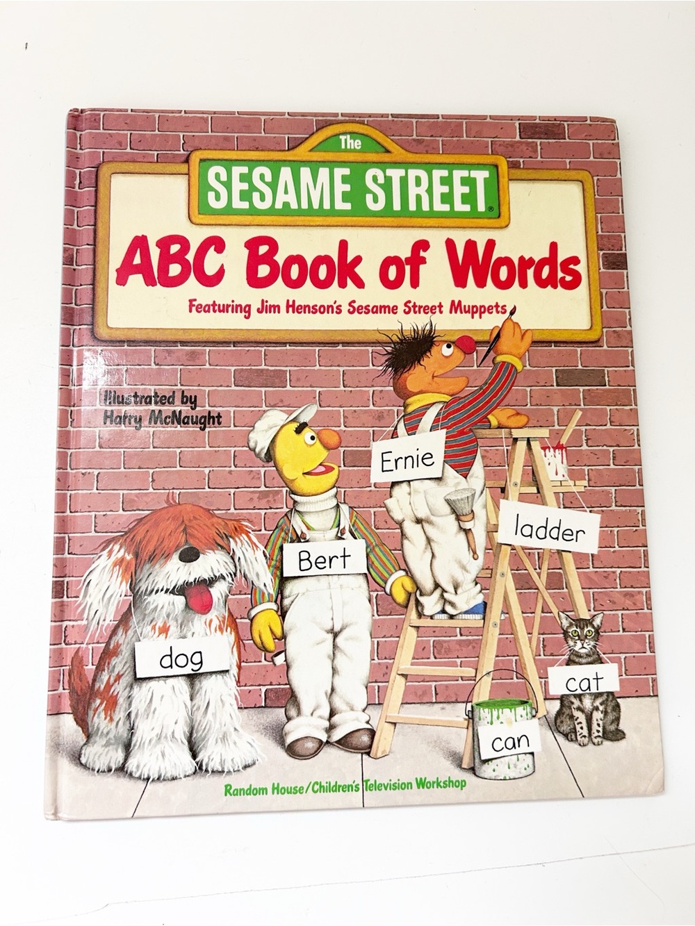 Vintage 1988 Sesame Street ABC Book of Words Jim Henson’s Muppets Pre-School
